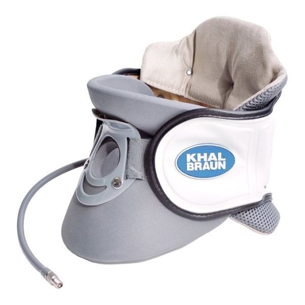 [하프클럽]칼브라운 수동식 공기주입식 목견인기 KB043 목보호대 견인기 디스크