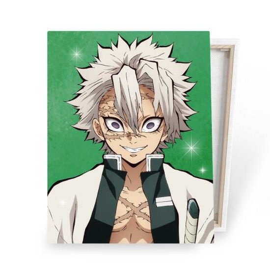 아트박스/아이러브페인팅 DIY캔버스형 귀멸의칼날 보석십자수 40x50cm 사네미