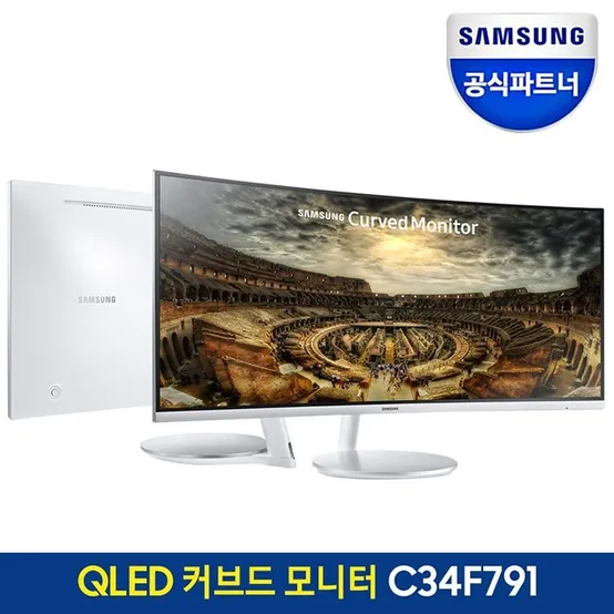 커브드모니터 C34F791 34인치 QLED 울트라와이드 100Hz 프리싱크