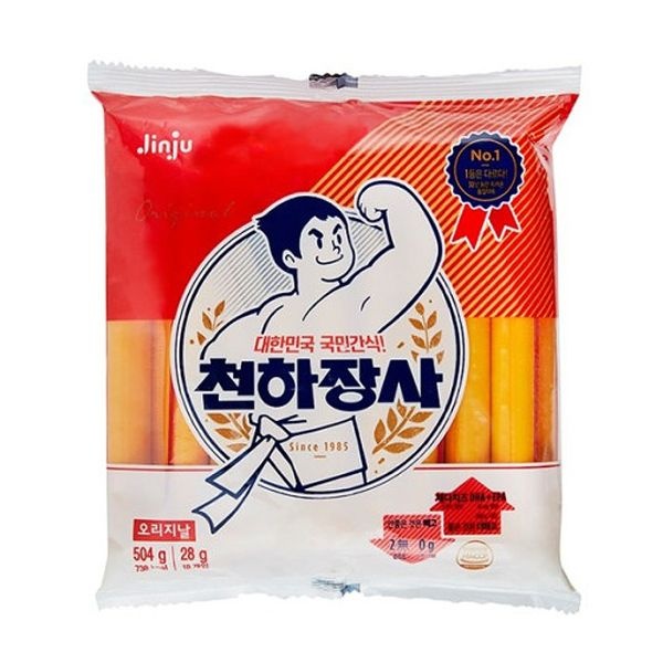 [오늘출발] 천하장사 오리지널 504g (28g x18) 간식 소세지 소시지 진주햄