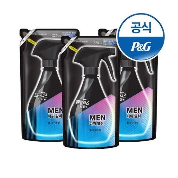 페브리즈 [하프클럽]페브리즈 포맨 섬유탈취제 320ml 리필 3개