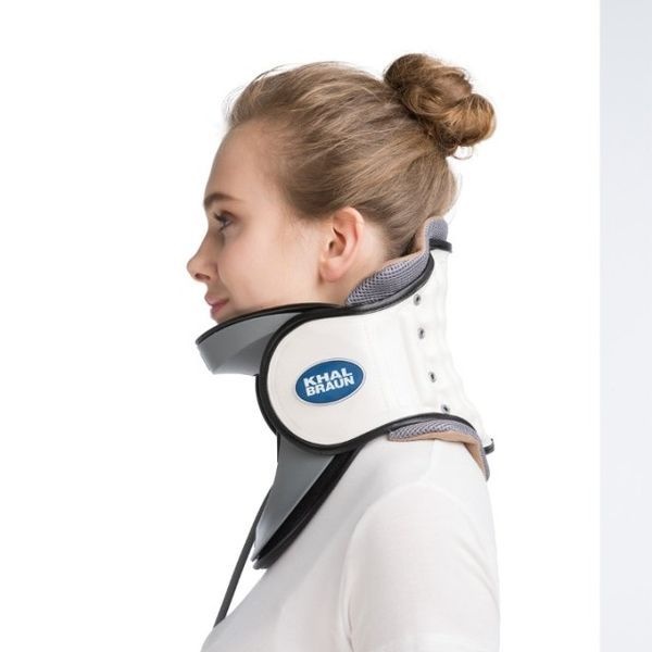 [하프클럽]칼브라운 수동식 공기주입식 개방형 목견인기 KB045 디스크 목보호대
