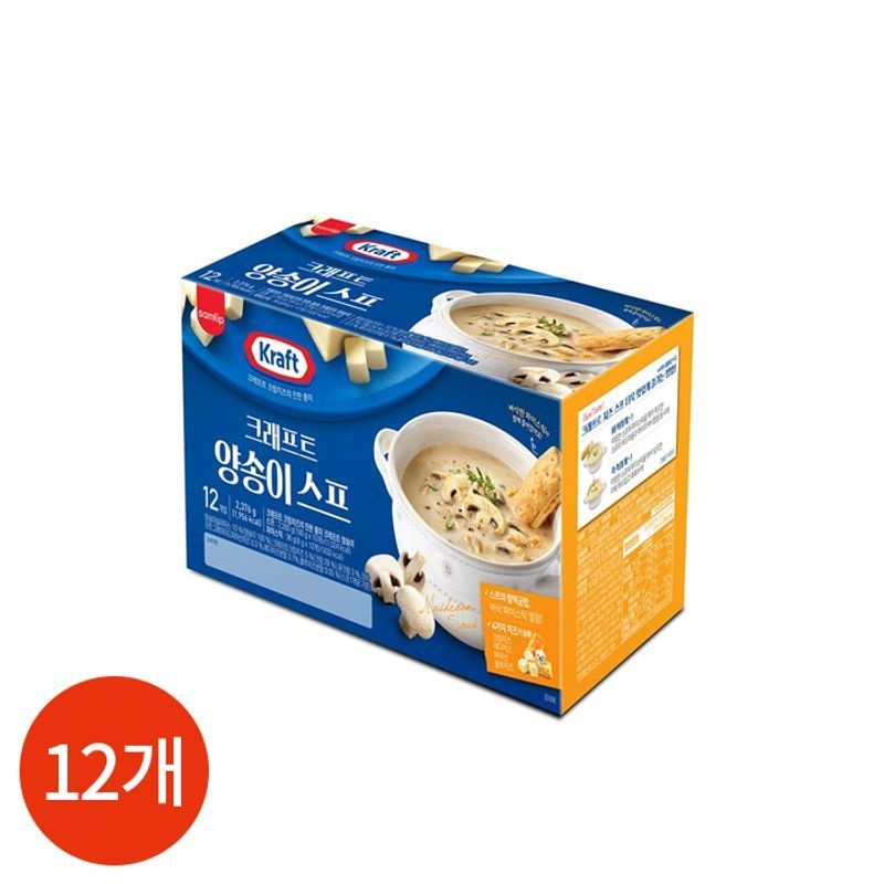 SPC삼립 크래프트 양송이 스프 198g x 12개