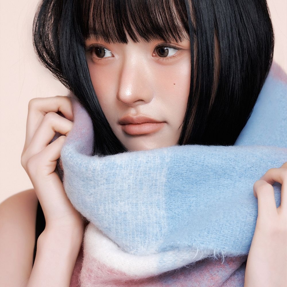 [롯데백화점] 리끌로우 [기프트카드+선물박스] SNOW CHECK MUFFLER PINK