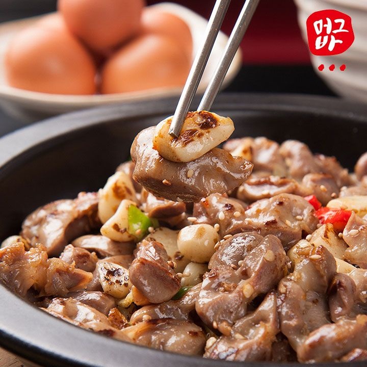 머그바 마늘 근위볶음 250g 3팩 국내산 닭똥집 볶음 간편식 안주
