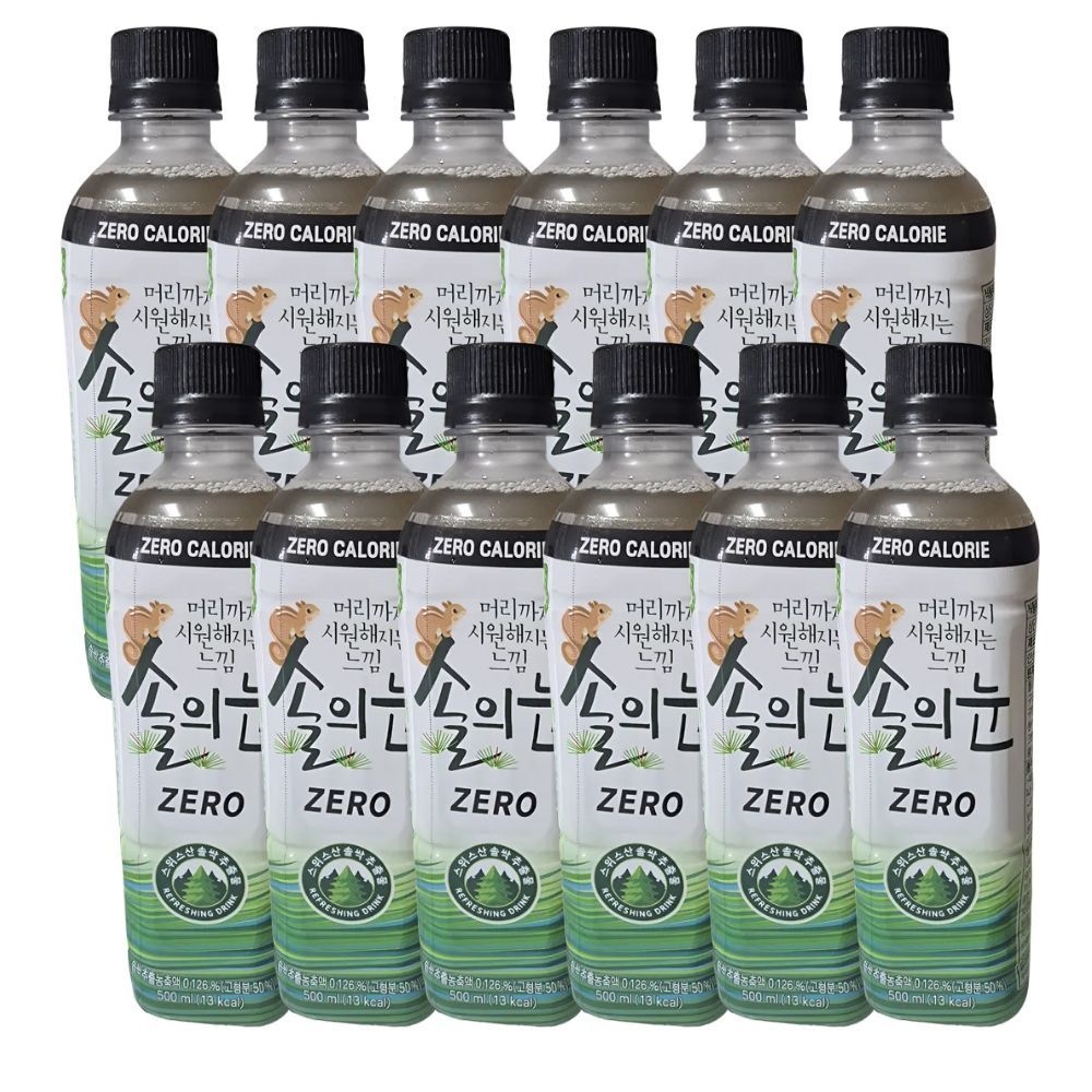 솔의눈 제로 500ml 12개 제로칼로리 제로음료