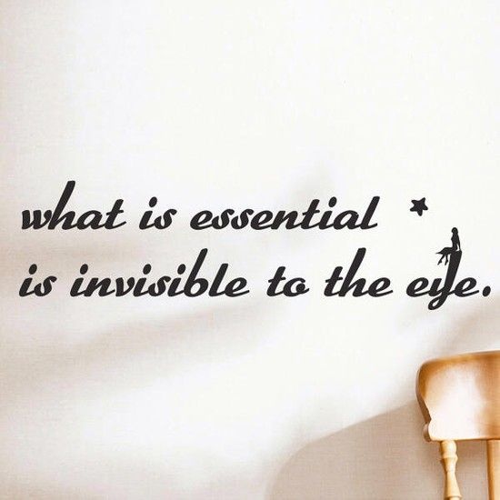 아트박스/코이핀즈 중요한건 눈에 보이지 않아 소녀와별 스티커 - small