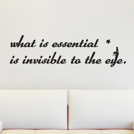 아트박스/코이핀즈 중요한건 눈에 보이지 않아 소녀와별 스티커 - large