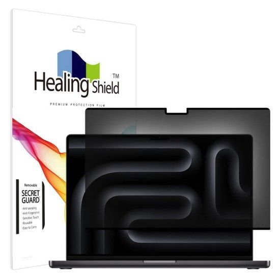 아트박스/힐링쉴드 맥북프로14 M4 M5 탈부착 사생활보호 정보보안필름
