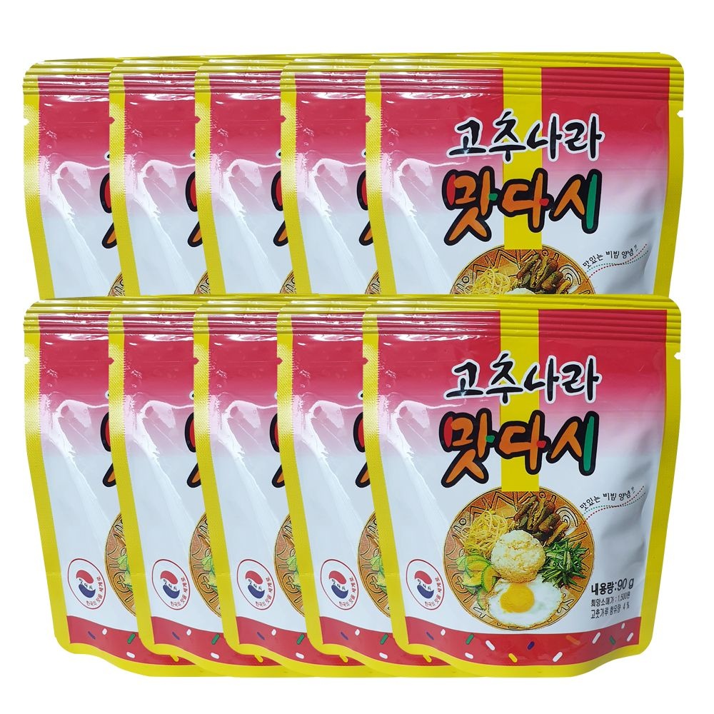 (맛다시90g-10개) 양념장 고추나라 산채비빔