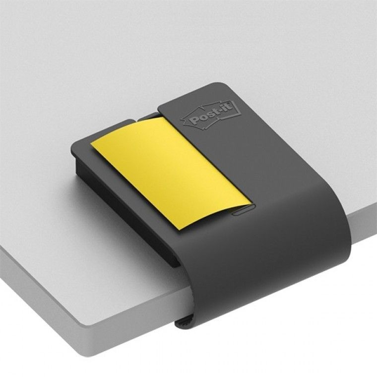 3M-포스트잇.용.클립.디스펜서.챠콜.포스트잇.포스트잇용.강한점착.점착식메모지 포스트잇강한점착용클립