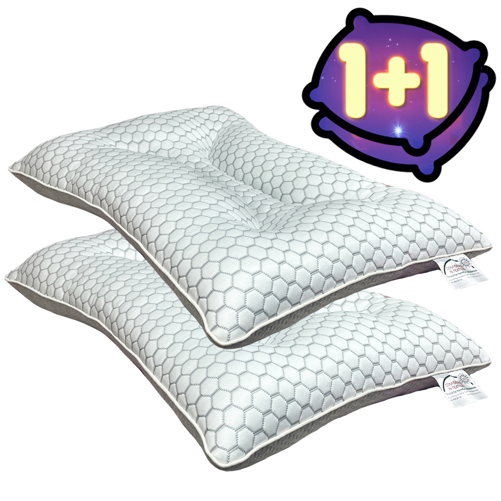 씨클라우드 1+1 하이브리드 냉온 양면베개 빨아쓰는 경추베개 사계절베개