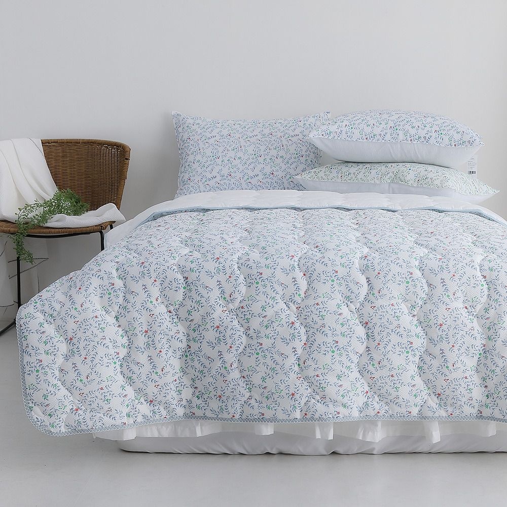 현대Hmall) 이솔홈 파랑 스노우리플 스프레드패드세트 D