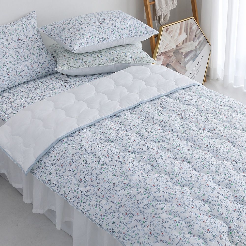 현대Hmall) 이솔홈 파랑 스노우리플 스프레드패드세트 D