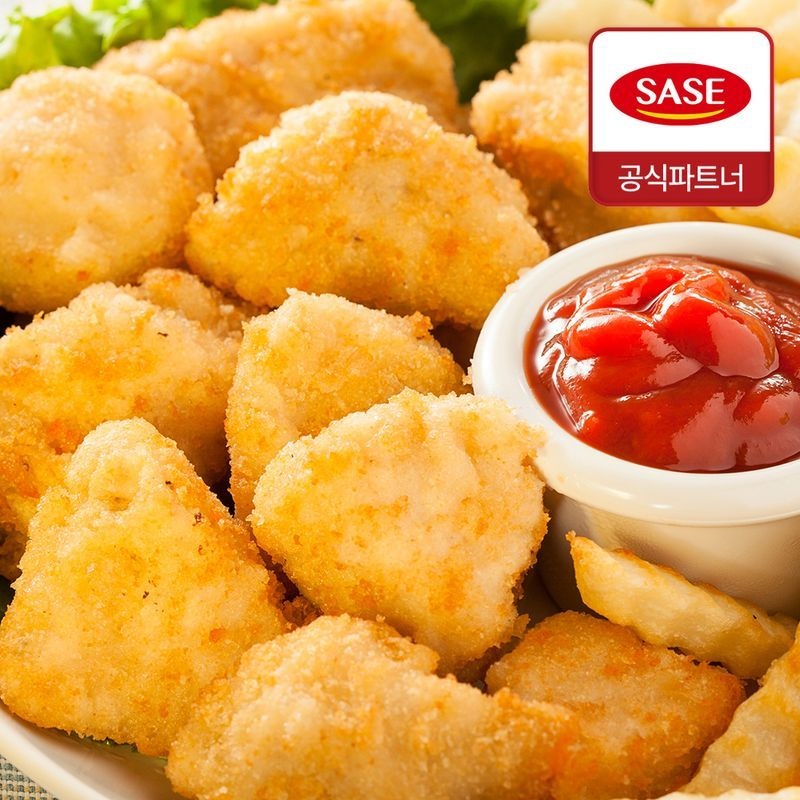 (주)사세통상 마녀바스켓 [마녀바스켓] 사세 치킨너겟1kg x2팩