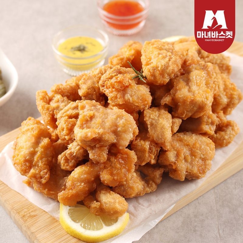 맘스터치 [마녀바스켓] 맘스터치 시그니처 순살치킨1kg x2팩