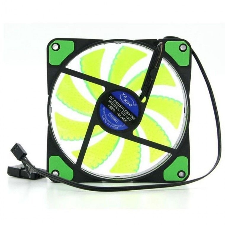컴퓨터 쿨러 그린 팬 노트북쿨링패드 120mm쿨링팬 케이스 cpu쿨러 LED 케이스쿨러 120mm 노트북쿨러 PC