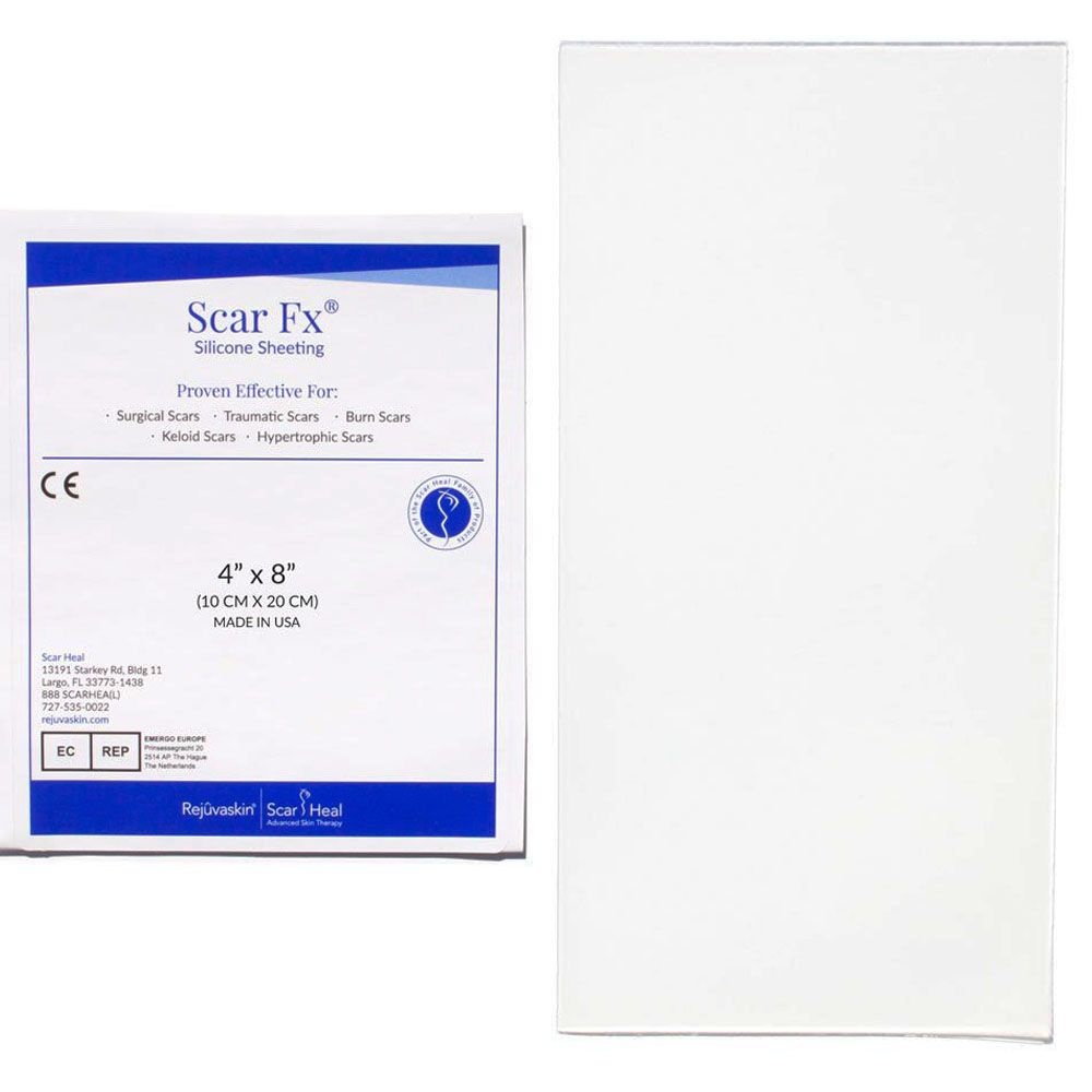 Scar Fx Silicone Scar Therapy Size Of Patch 4 X 8 1 Patch 10cmx20cm