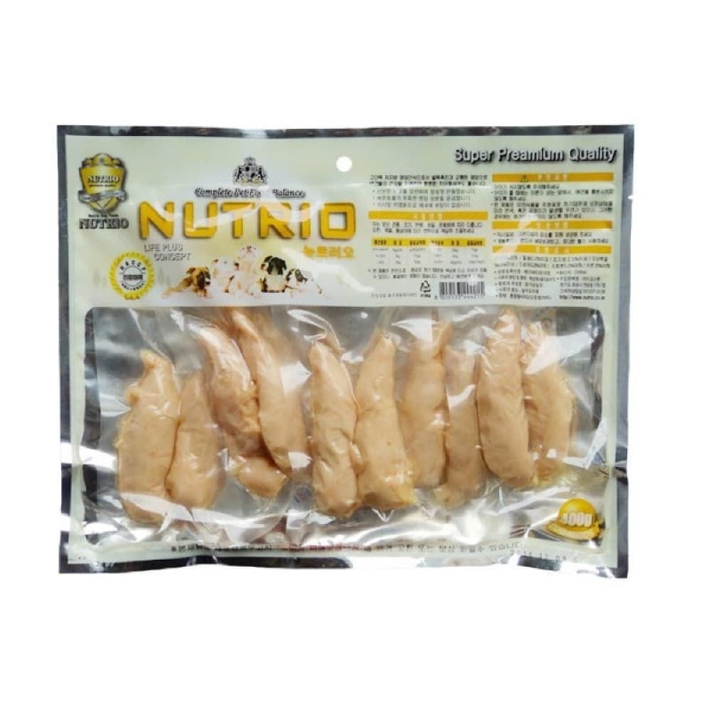 뉴트리오 그대로 닭가슴살 400g 강아지죽 강아지 강아지통조림