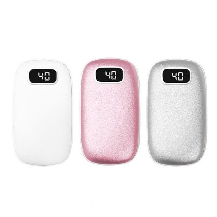 포인택 Signal 손난로 충전식 보조배터리 디지털 LED 5000mAh 충전식핫팩 겨울템 C타입