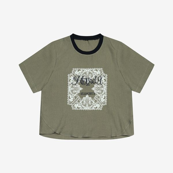 [하프클럽]프린팅 루즈핏 반팔 티셔츠 BKBAF2448 B