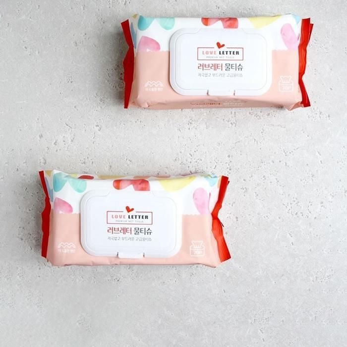 [아우트]러브레터 저렴한물티슈 물티슈 x 70매 1P