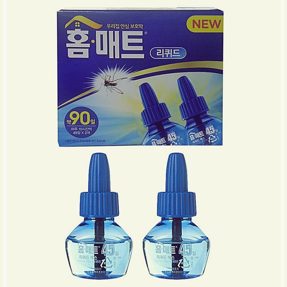 홈매트 모기훈증기 리퀴드용 45일 리필2병