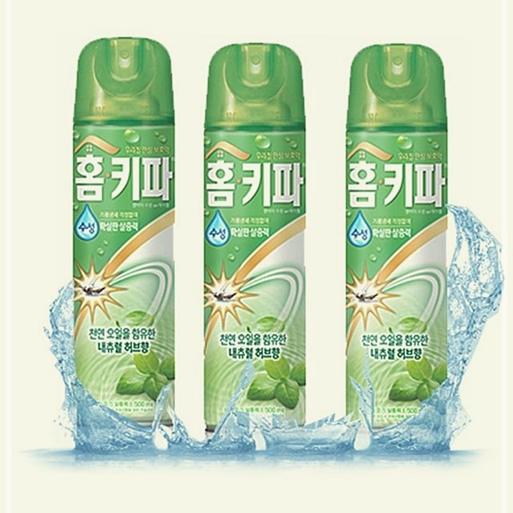 홈키파 수성 허브향 모기에어졸 3개