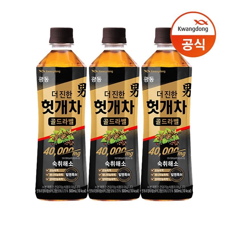 광동 헛개차 골드라벨 500ml 24pet