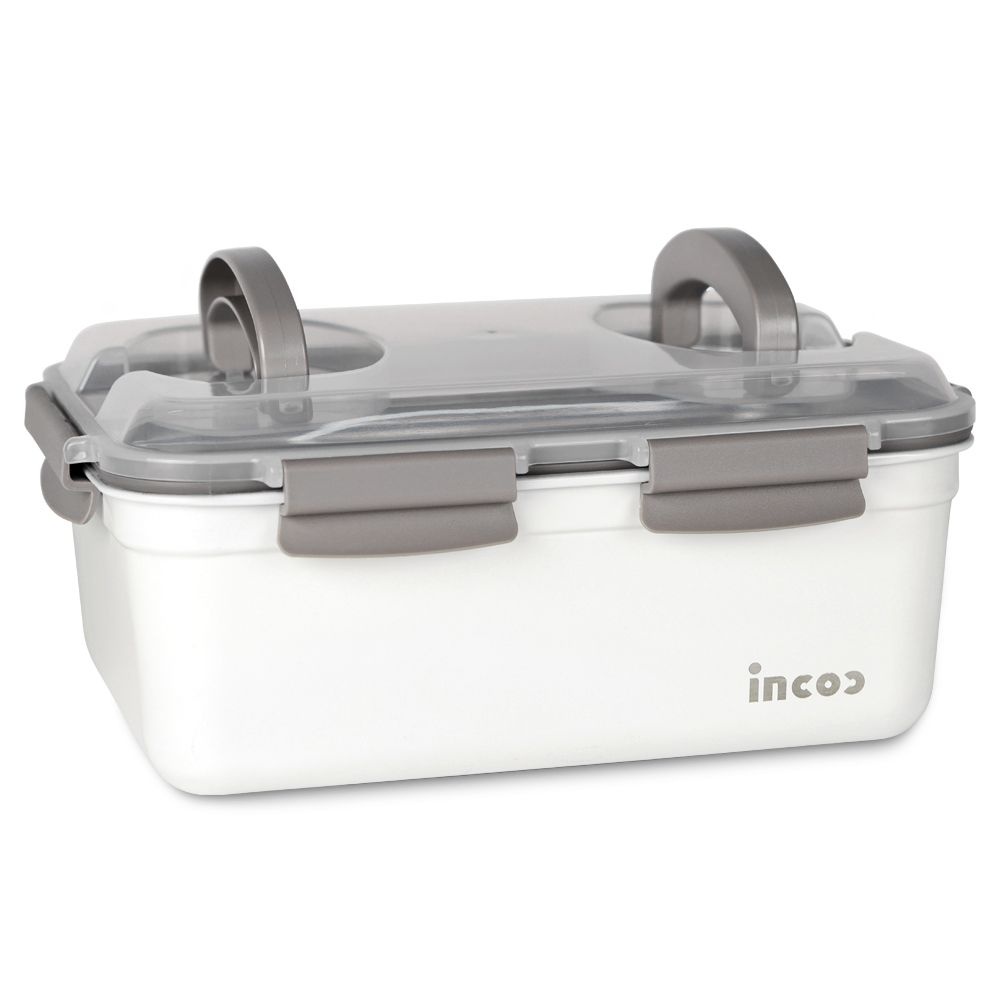 인콕 스텐 밀폐용기 스텐콕 크림 직사각 김치통 1호 5,500ml