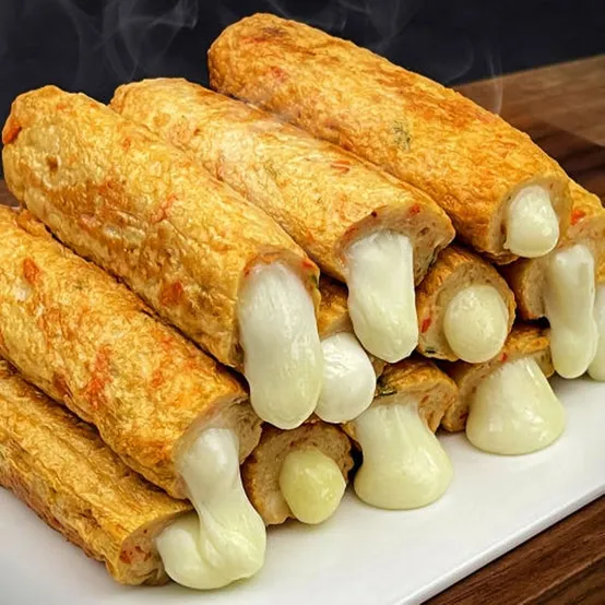 밀가루NO 국제시장 통 모짜렐라치즈순살 통새우 쌀어묵바 2팩