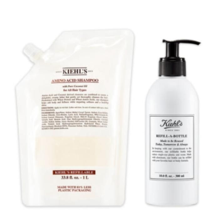 로레알 키엘 아미노 애시드 샴푸 리필 파우치 1L + 공병 추천