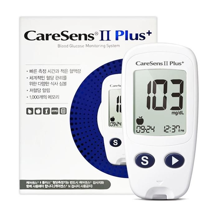 아이센스 케어센스2 플러스 혈당측정기 임당 체크기 혈당계 D