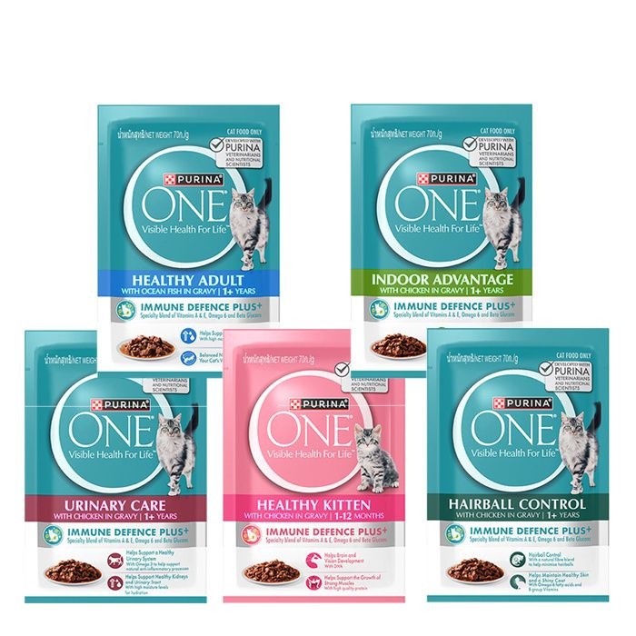 휴리나 (현대Hmall) 퓨리나 원 캣 주식파우치 70g 5개세트 고양이습식