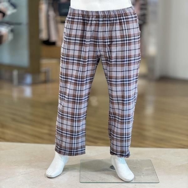비비안 (현대Hmall) 비비안 EZ2950P 면 체크기모 홈웨어 남성 실내복바지