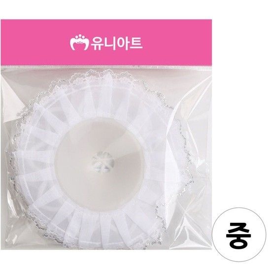 흰색 1800 플라스틱재료 부케받침 중 공작 유아미술