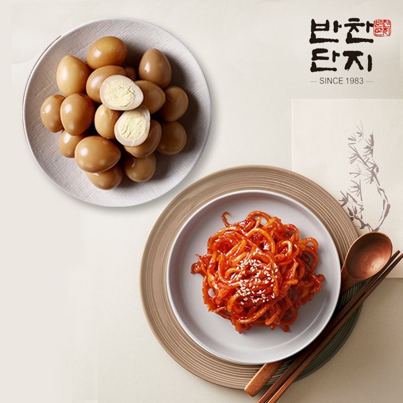 반찬단지 진미채무침1kg + 메추리알장조림1kg