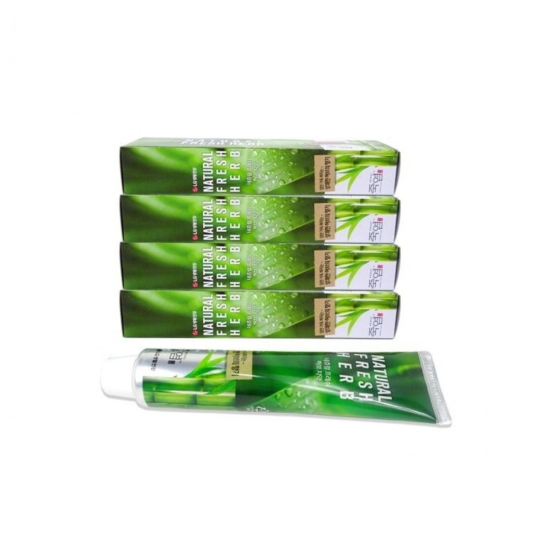 상세설명참조 죽염 생활건강 내추럴후레쉬허브알파 치약 160g 4개 성인