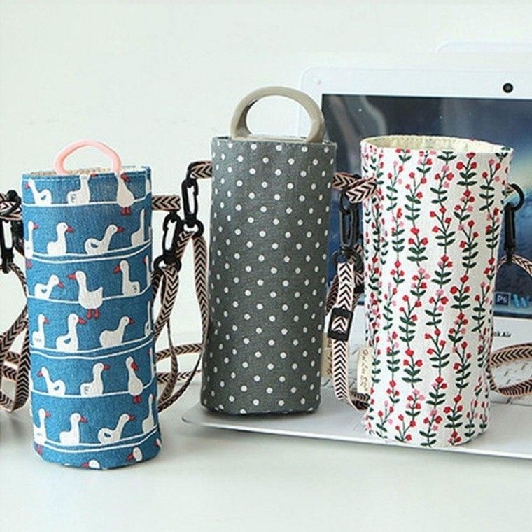 물통 보틀 케이스 파우치 물병 커버 주머니 가방 얼음물 병주머니 유아 어깨끈 어린이