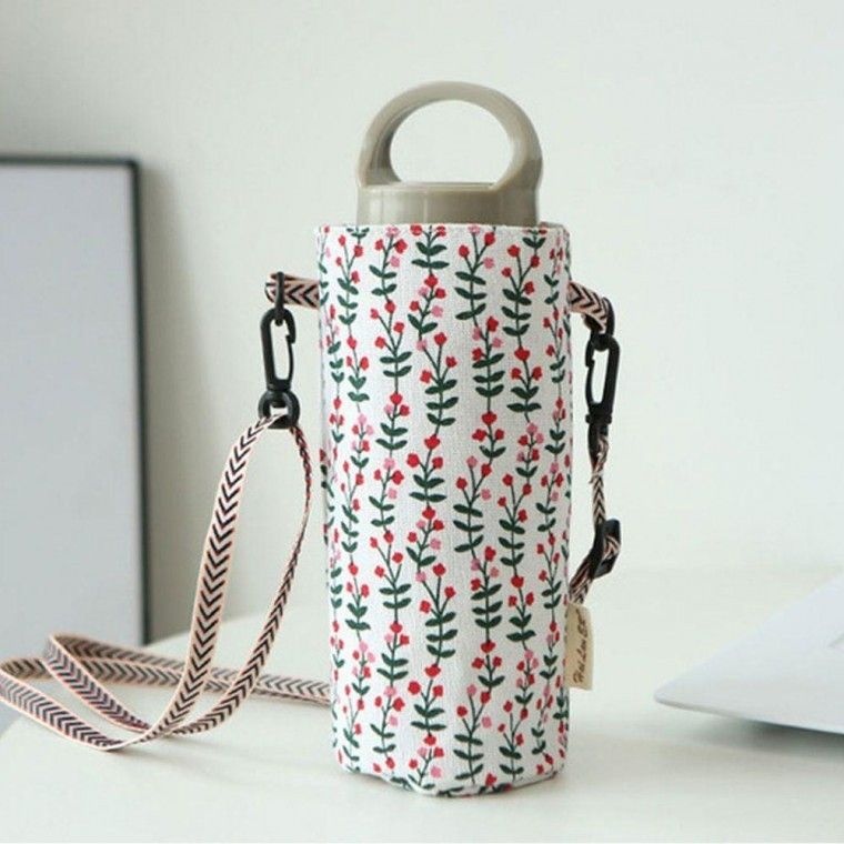 물통 보틀 케이스 파우치 물병 커버 주머니 가방 숲속 얼음물 병주머니 유아 어깨끈