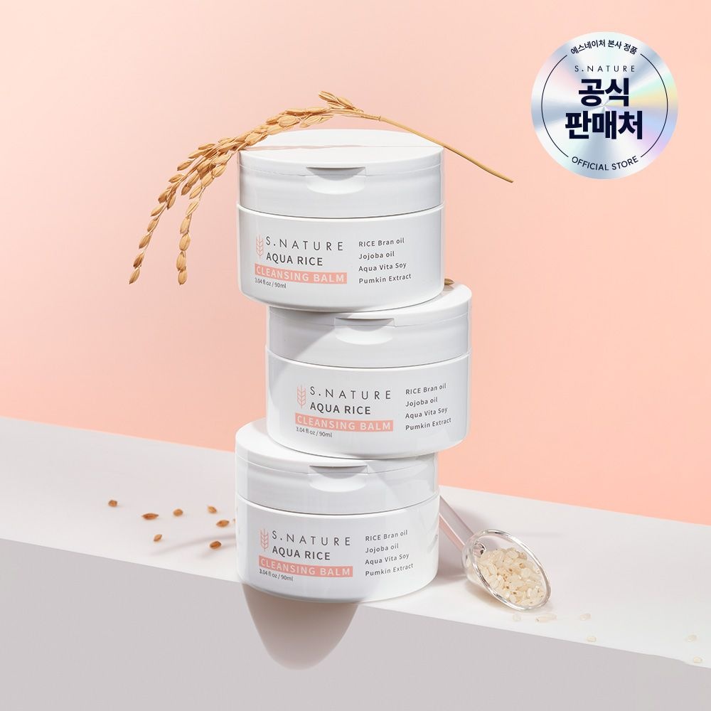에스네이처 아쿠아 라이스 클렌징밤 90ml