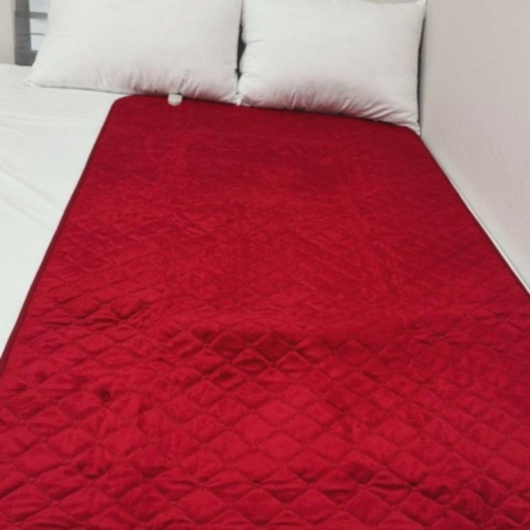 전기장판 전기요 100x180 슈퍼파인 국내 중 와인계열 고급형 전기매트 캠핑