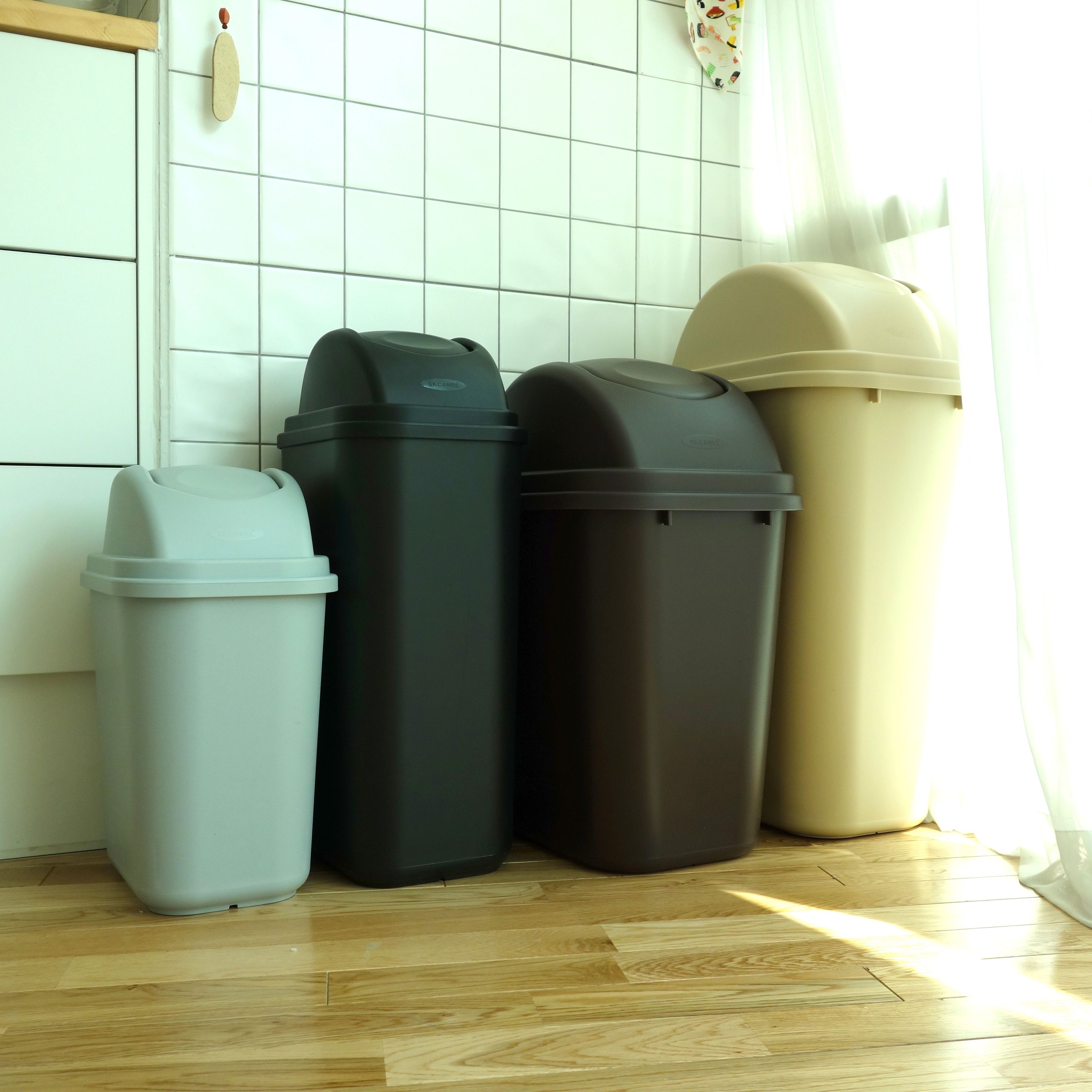 키펙스 스윙 가정용 업소용 매장용 대형 쓰레기통 뚜껑형 13L 20L 30L 40L 50L