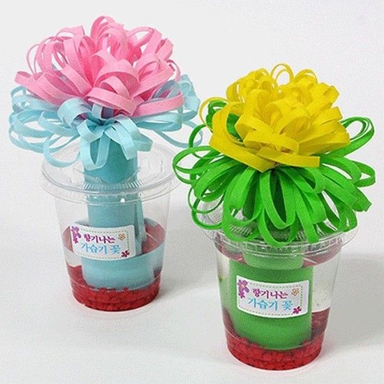 (SA) 향기나는자연증발가습기꽃(5인세트) 과학실험키트 과학실험세트 과학실험 과학놀이