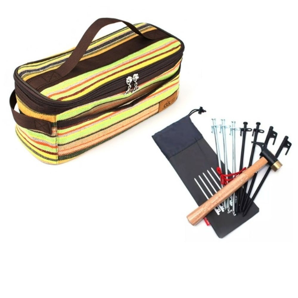 감성 캠핑 가방 파우치 취사도구 용품 보관