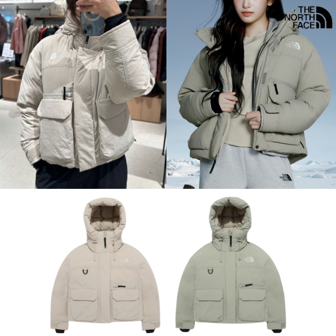 국내A/S가능 노스페이스 구스 다운 패딩 점퍼 여성용 겨울 보온 데일리 아우터 후드 자켓