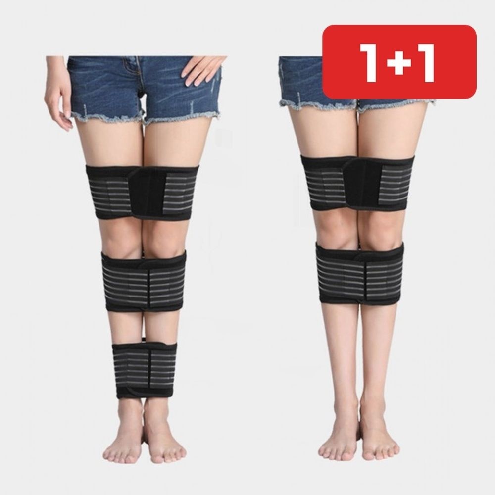휜다리 교정 벨트 오다리 고정 보정 밴드 다리 체형1+1