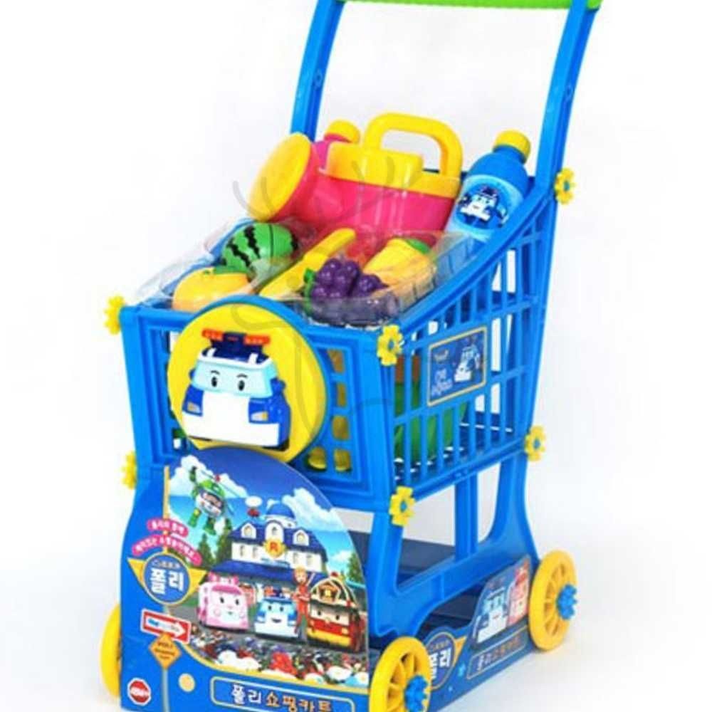 폴리 쇼핑카트 역할놀이   마트놀이장난감 아기쇼핑카트놀이 슈퍼마켓놀이