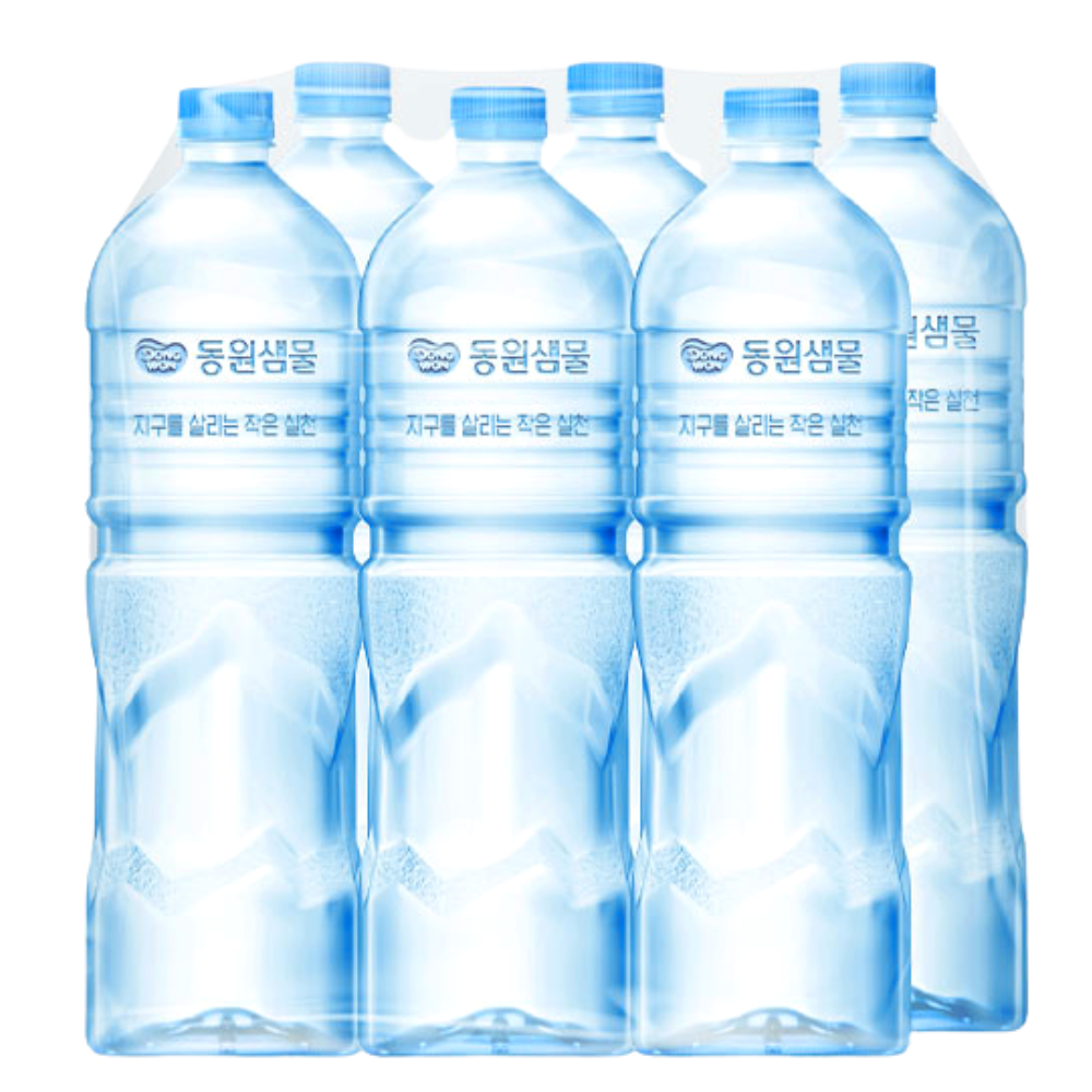 동원FnB 동원샘물 무라벨 2L x 6개 생수