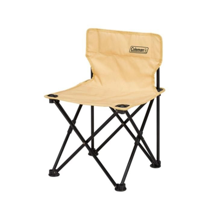 콜맨 접이식 캠핑의자 컴팩트 쿠션 경량 체어 베이지